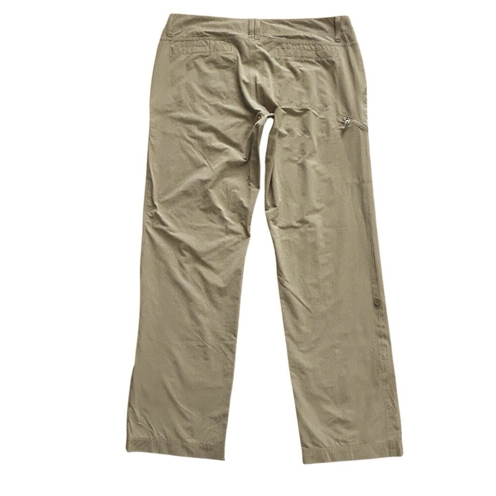 Marmot Pant Women 10 Brown Stretch Hiking Roll Up Outdoor Lightweight Trail Camp - Picture 6 of 12